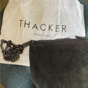 Thacker | Vivi Leather Saddle Crossbody Bag